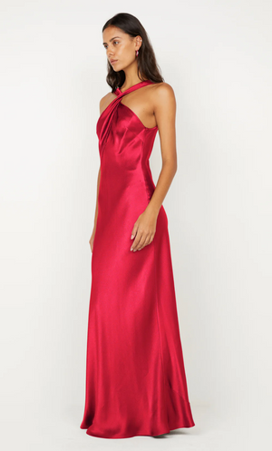 Bec and Bridge Elisia Twist Maxi Dress - Strawberry
