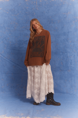 Kinga Csilla Lino Roses Tee