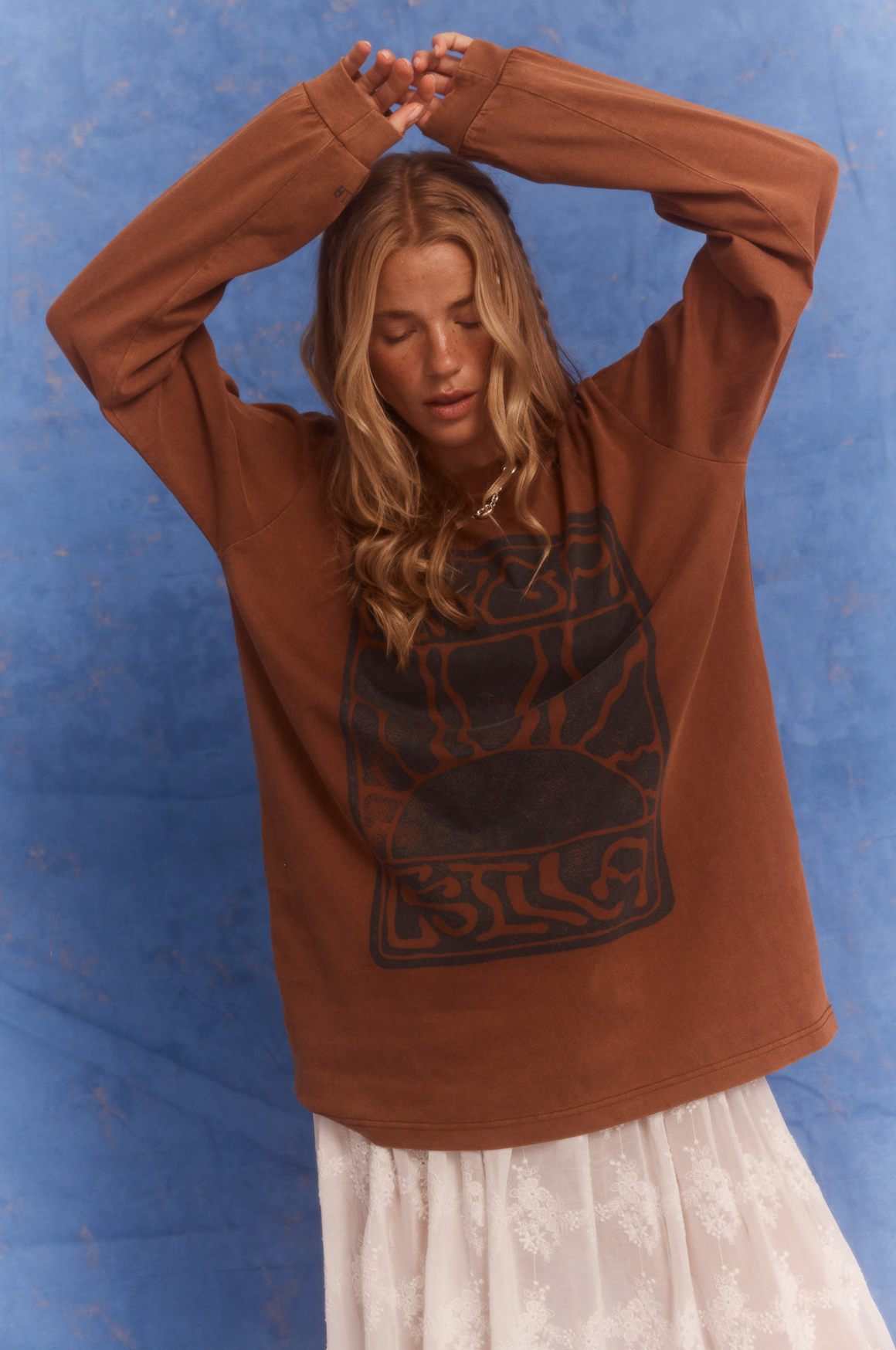 Kinga Csilla Lino Roses Tee