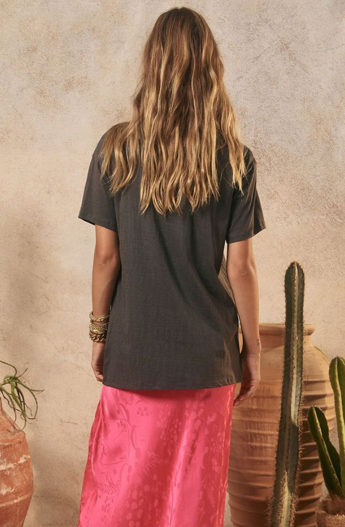 Spell Coco Cantina Biker Tee - Charcoal