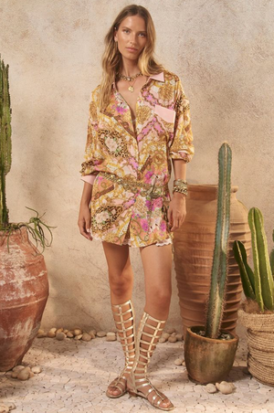 Spell Lovers & Dreamers Shirt - Champayne Peach
