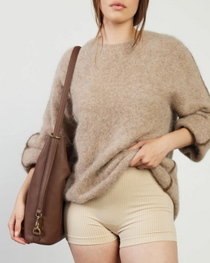 Saben June Shoulder Bag - Umber Pebble