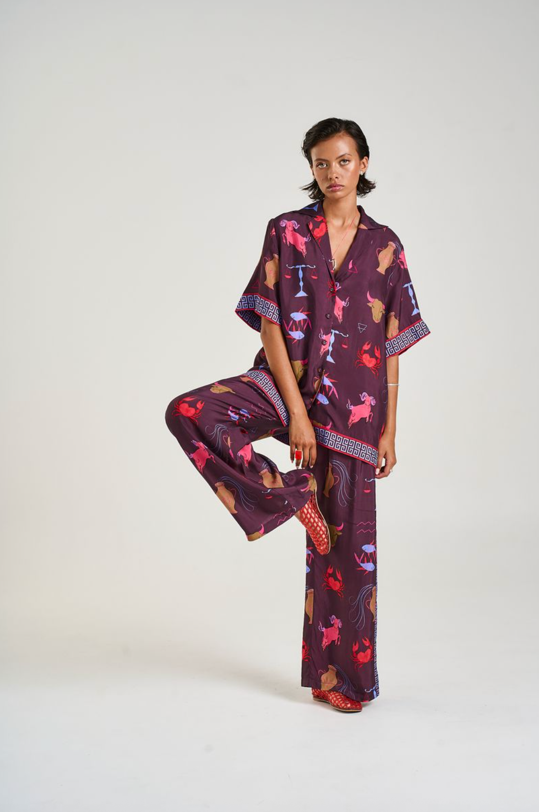 Summi Summi Wide Leg Pant - Zodiac Zod