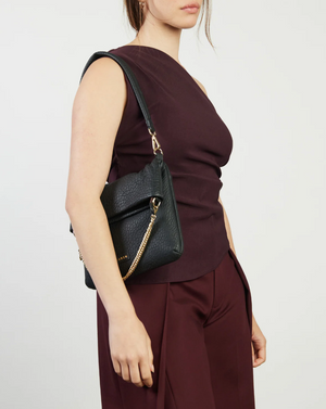 Saben Daria Shoulder Bag - Black Bubble