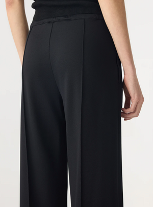 Bassike Refined Pinstitch Pant - Black