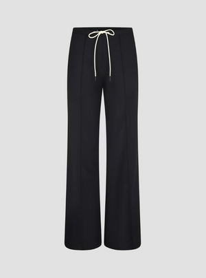 Bassike Refined Pinstitch Pant - Black