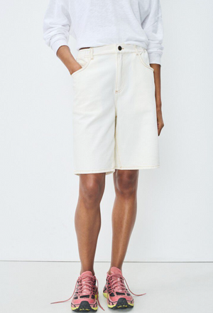 American Vintage Shorts Jozastreet - Off White