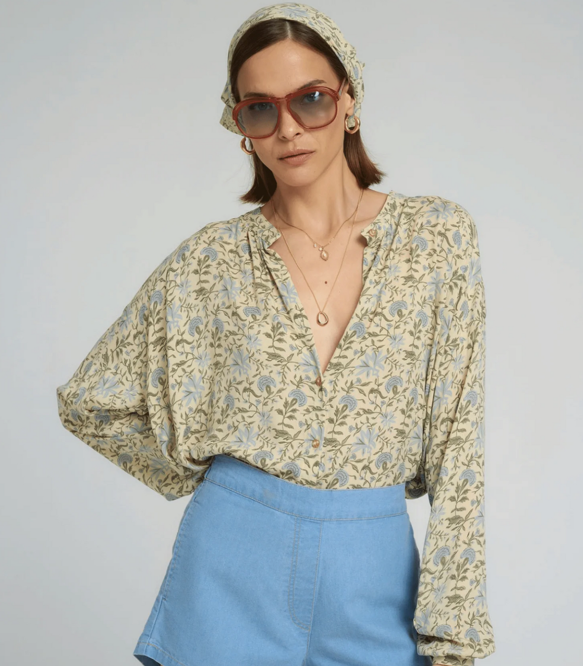 Lilya Ginger Shirt - Fleur Des Champs
