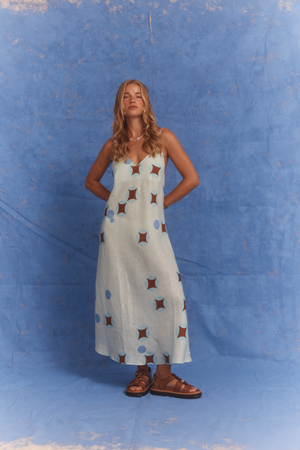 Kinga Csilla Aquarius Daje Slip Dress