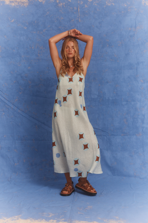 Kinga Csilla Aquarius Daje Slip Dress