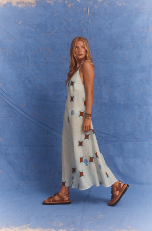 Kinga Csilla Aquarius Daje Slip Dress