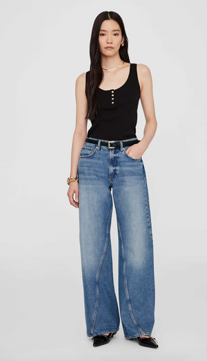 Anine Bing Alessia Tank - Black