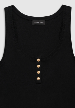 Anine Bing Alessia Tank - Black