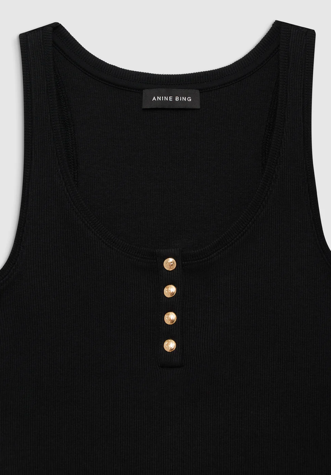 Anine Bing Alessia Tank - Black