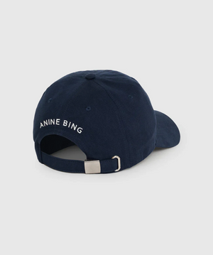 Anine Bing Jeremy Baseball Cap AB - Washed Navy