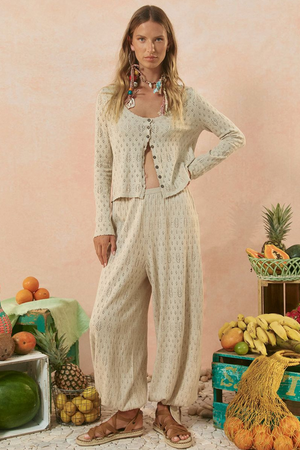 Spell Rhodes Knit Cardigan - Sand