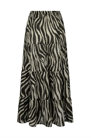 Spell Zevra Peasant Skirt - Washed Charcoal