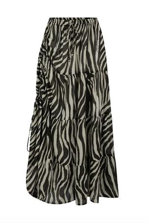 Spell Zevra Peasant Skirt - Washed Charcoal