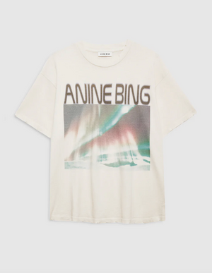 Anine Bing Cade Tee Northern Lights - Off White