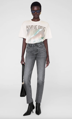 Anine Bing Cade Tee Northern Lights - Off White
