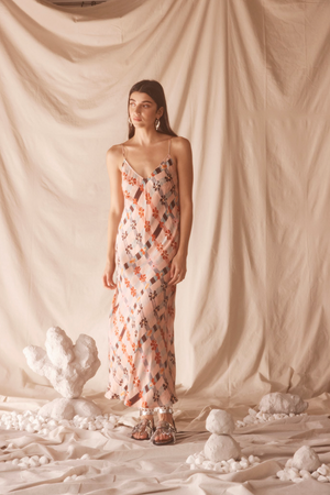 Kinga Csilla Cuore Sia Slip Dress