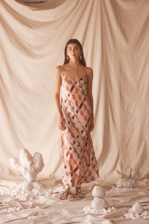 Kinga Csilla Cuore Sia Slip Dress