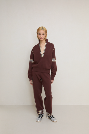 Nagnata Organic Motley Trackpant - Espresso