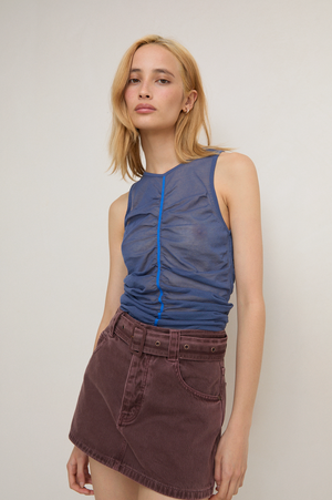 Nagnata Vegetable Dye Belted Mini - Bronzite