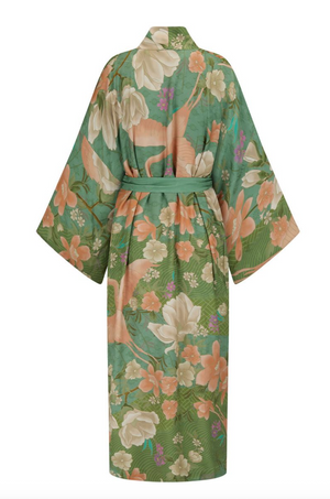 Spell Floridian Reversible Robe - Sage
