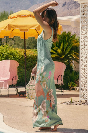 Spell Floridian Bias Dress - Sage