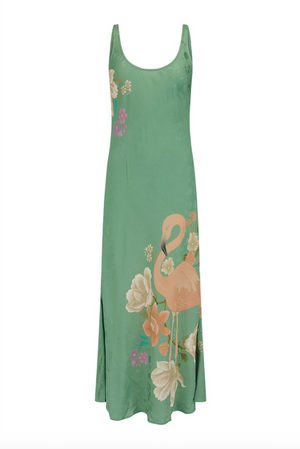 Spell Floridian Bias Dress - Sage