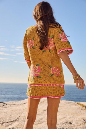Spell Coastal Granny Top - Mustard