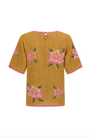 Spell Coastal Granny Top - Mustard