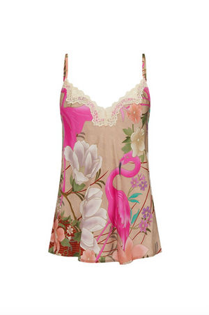Spell Floridian Lace Cami - Coral