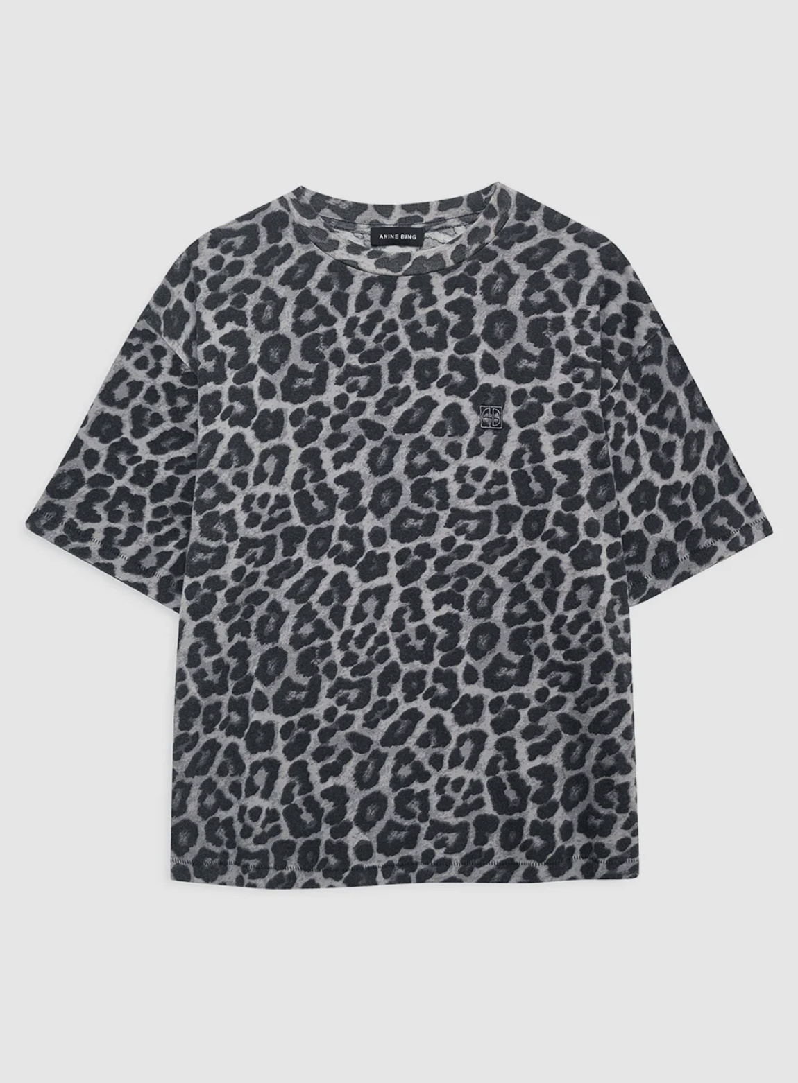 Anine Bing Cohen Tee - Grey Leopard