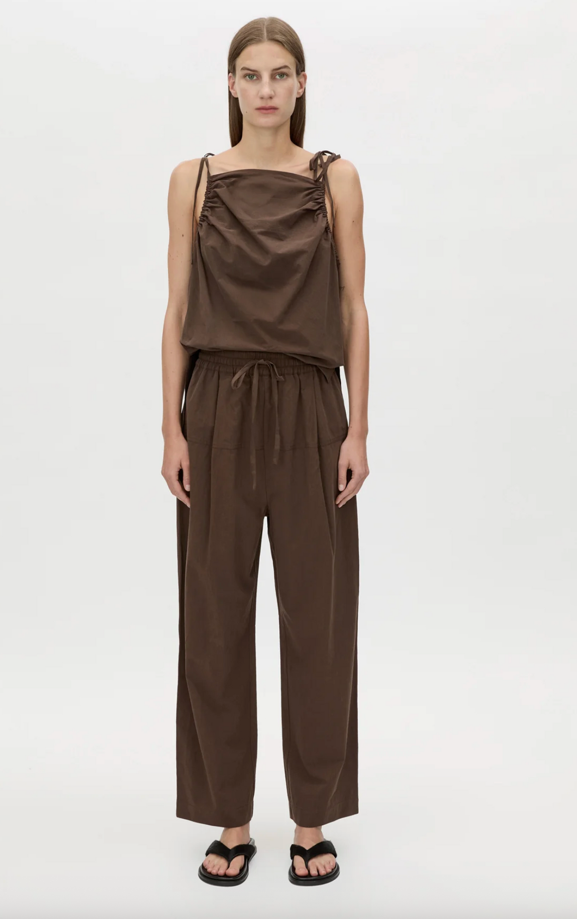 Camilla and Marc Serra Pant - Chocolate