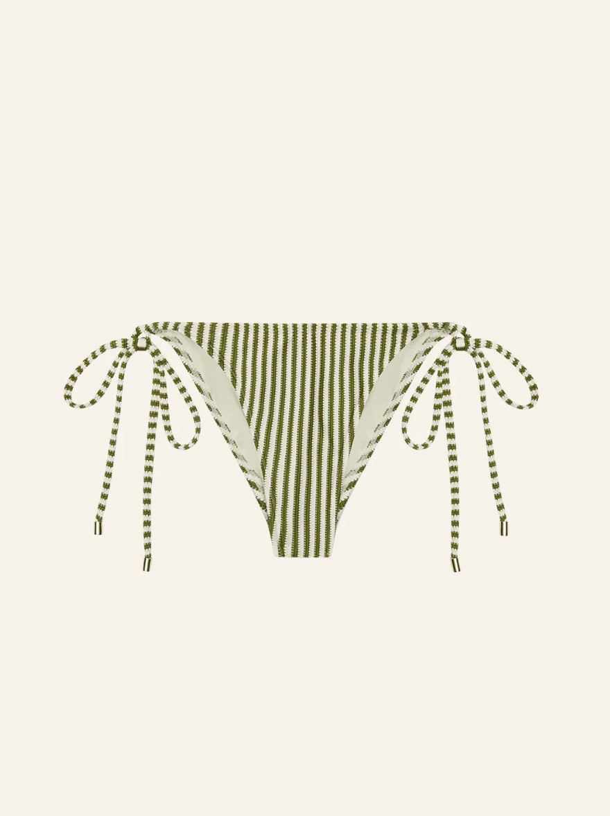 Peony Essential String Pant - Fern Stripe