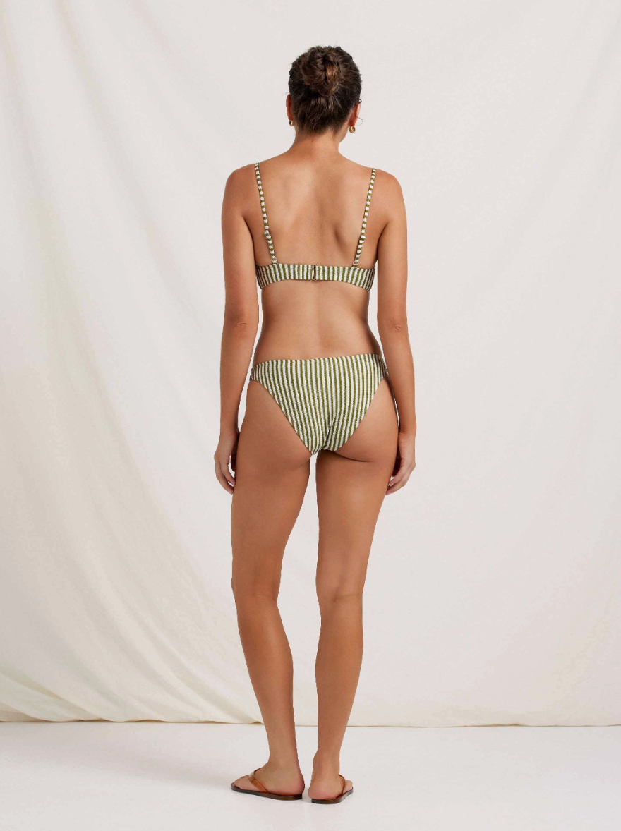 Peony Staple Pant - Fern Stripe