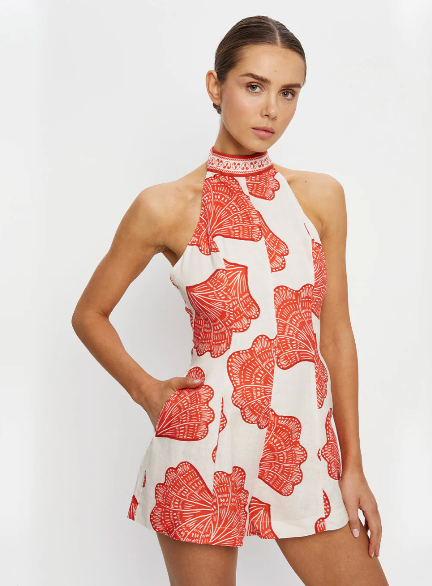 Kivari Zulu Playsuit - Floral