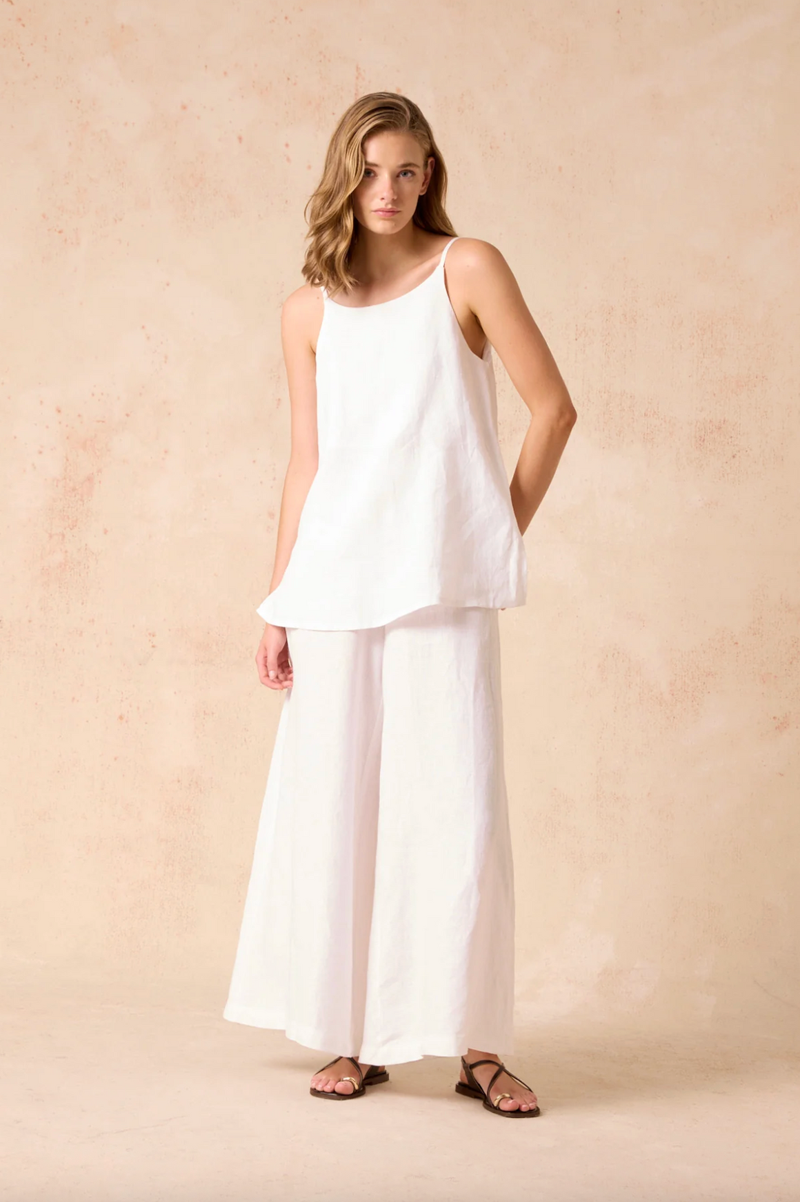 Estilo Emporio Reverse Camisole - White