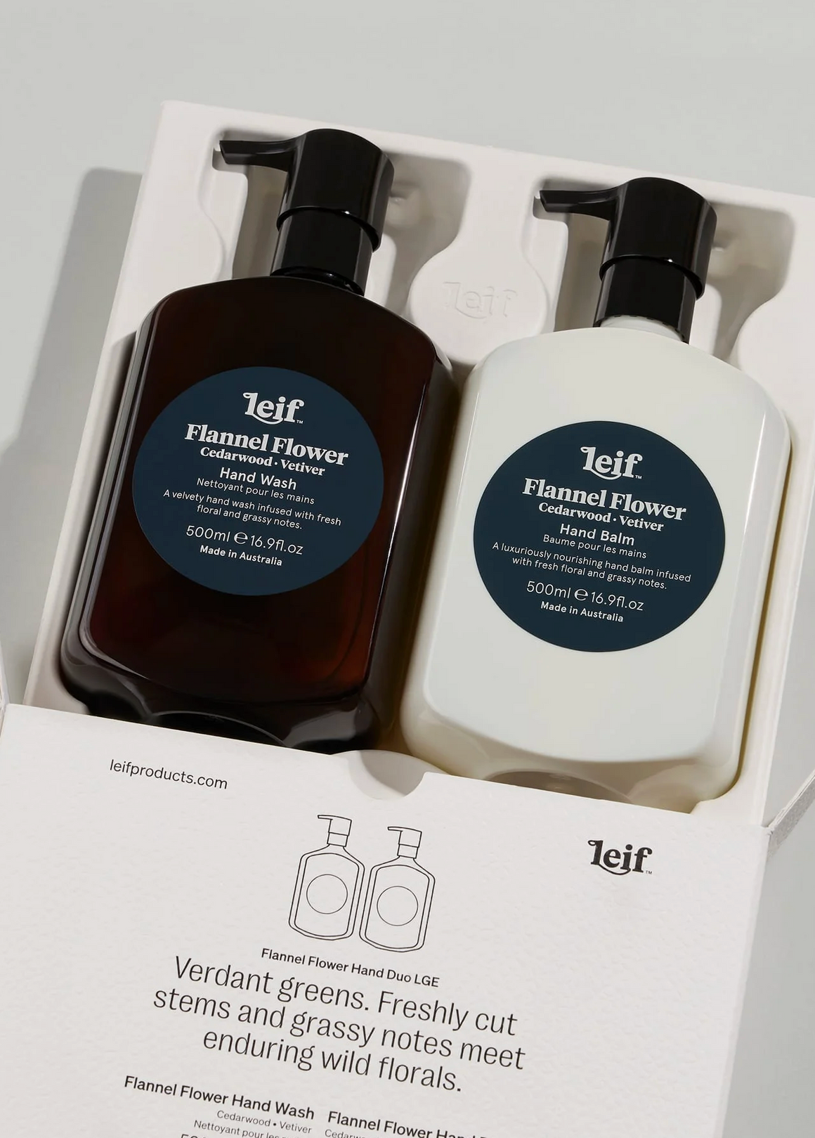 Lefi Flannel Flower Hand Duo