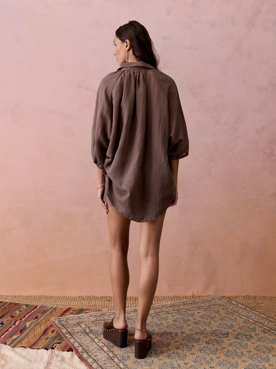 Boteh La Ponche Shirt - Mocha