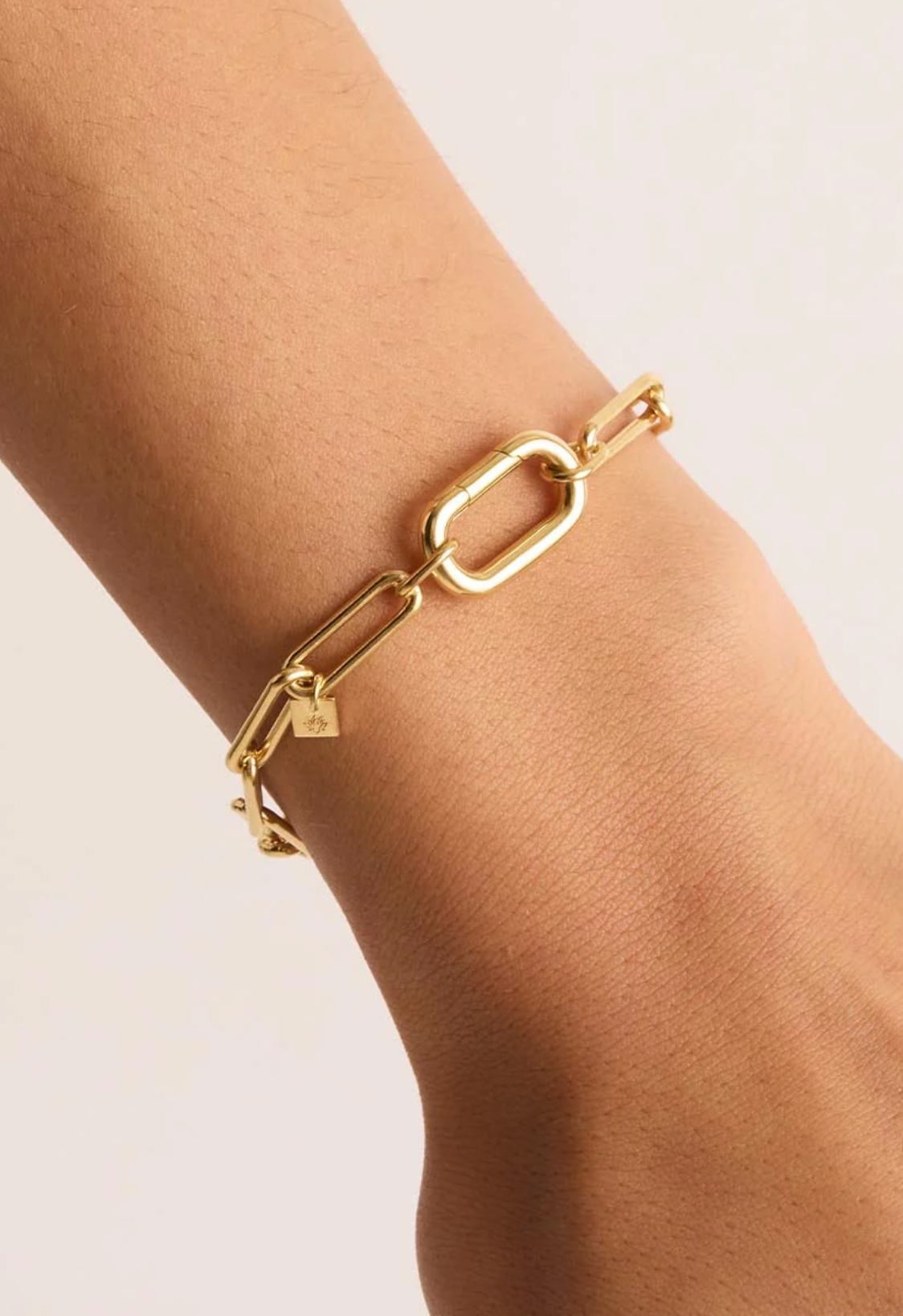 By Charlotte 18k Gold Vermeil With Love Annex Link Bracelet