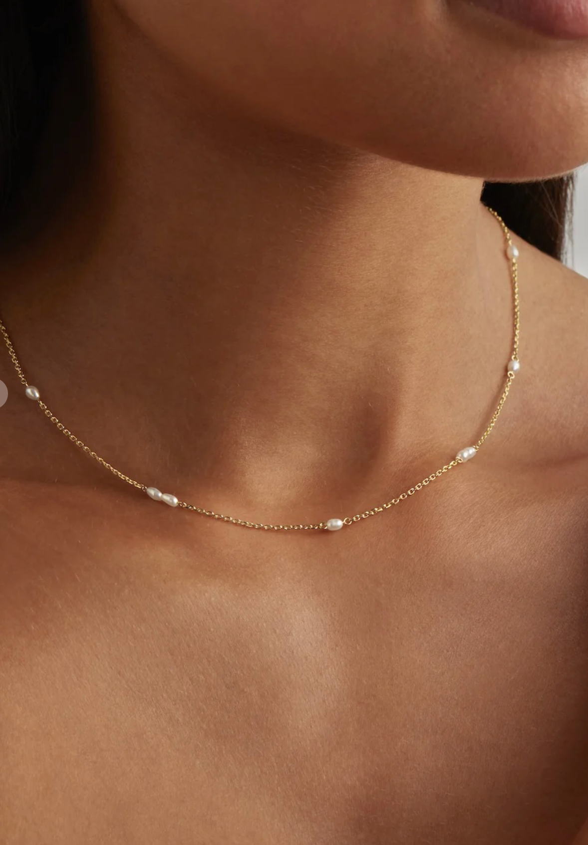 By Charlotte 18k Gold Vermeil Serene Dreams Pearl Choker