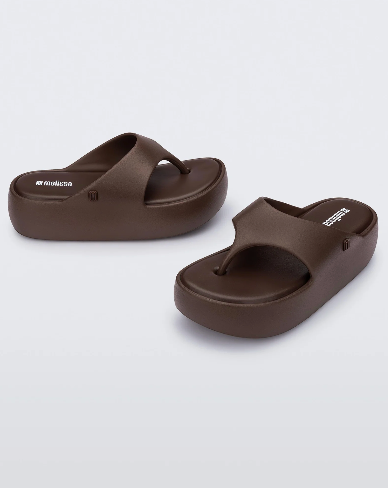 Melissa Free Platform Thong - Bronze