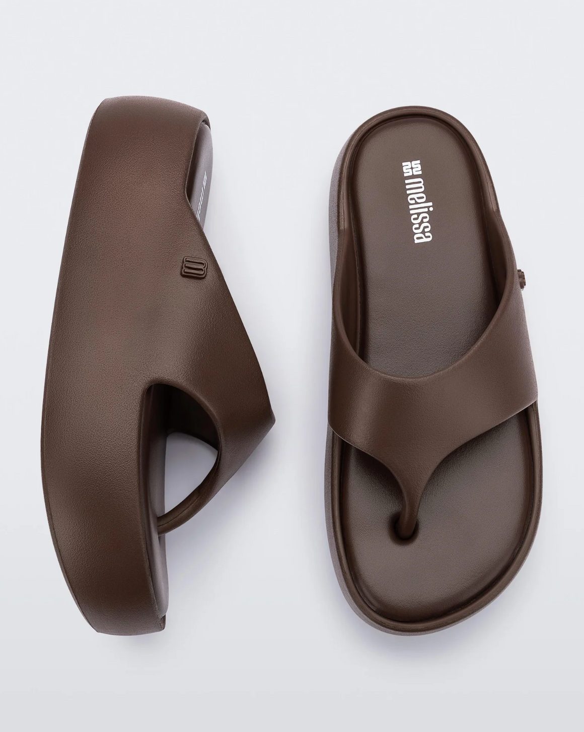 Melissa Free Platform Thong - Bronze