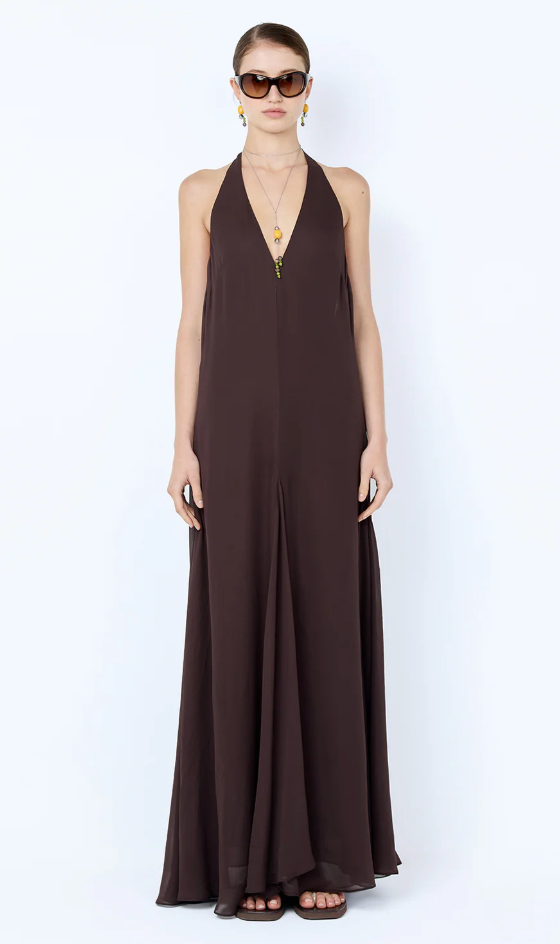 Bec and Bridge Sabrina Trapeze dress - Dark Chocolate