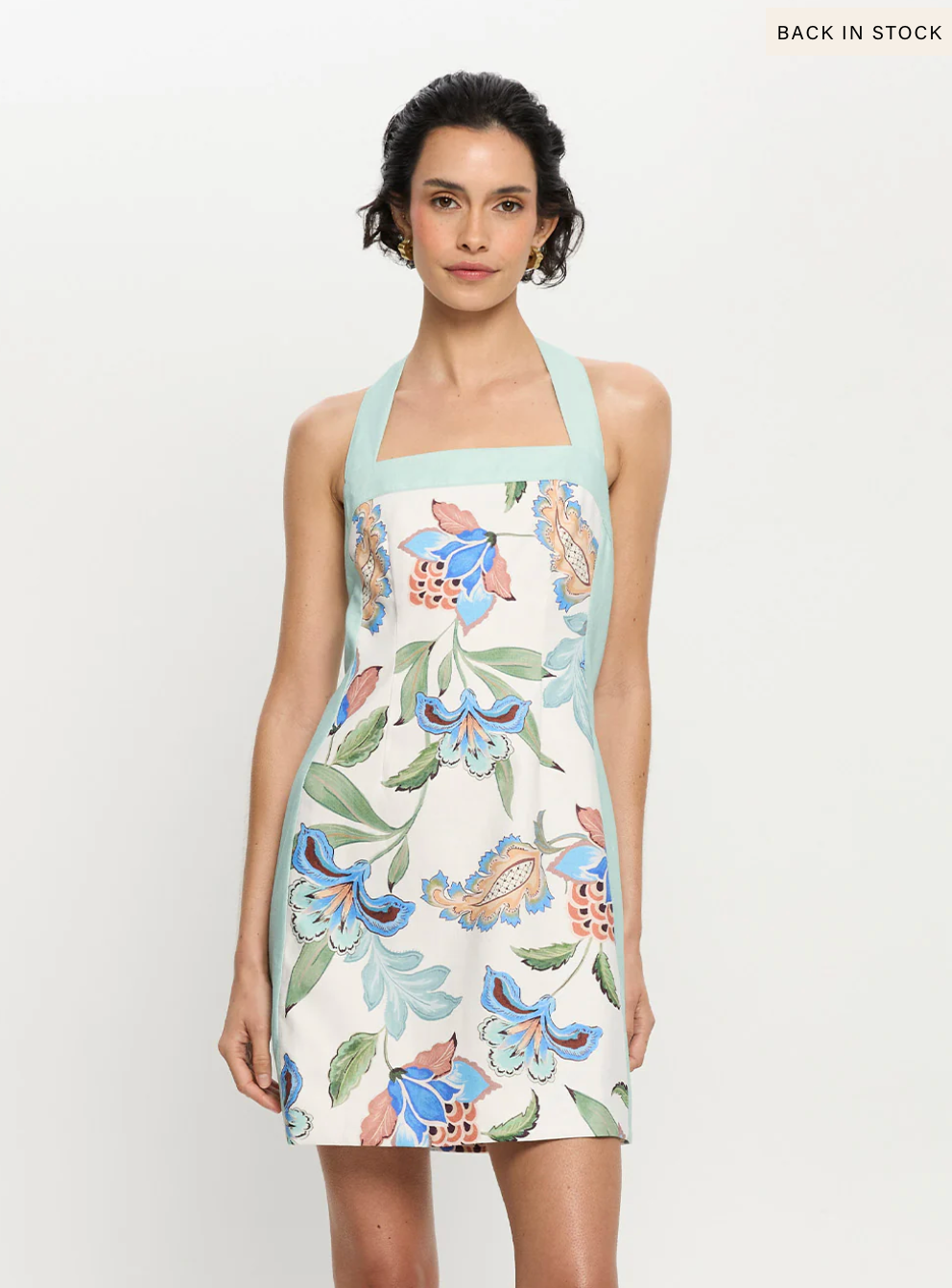 Kivari Azure Halter Mini Dress