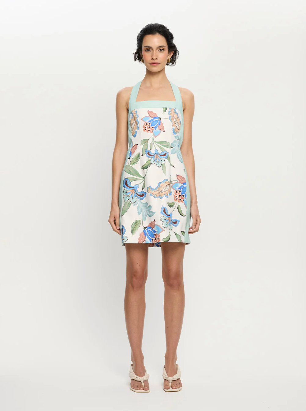 Kivari Azure Halter Mini Dress