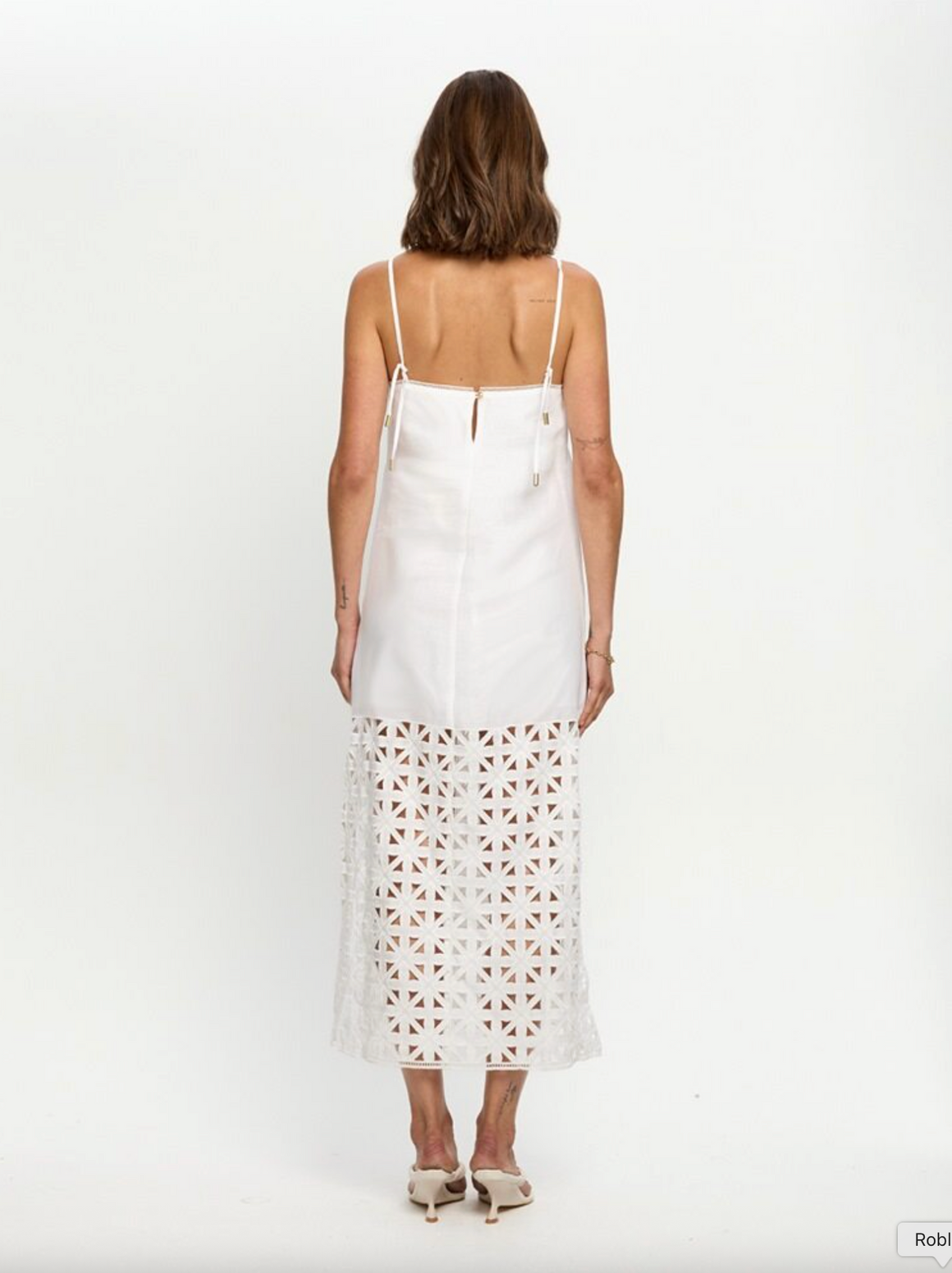 Kivari Marley Midi Dress - Ivory
